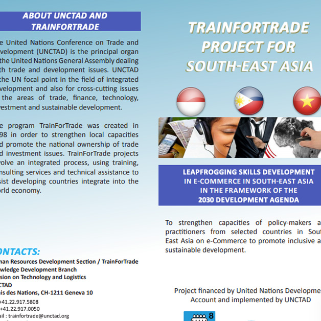 Booklet for the project for South-East Asia: Indonesia, The Philippines and Singapore. Developpment Account Tranche 11