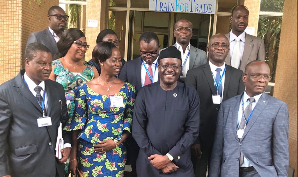 Visite de M. Kituyi au port de Lomé