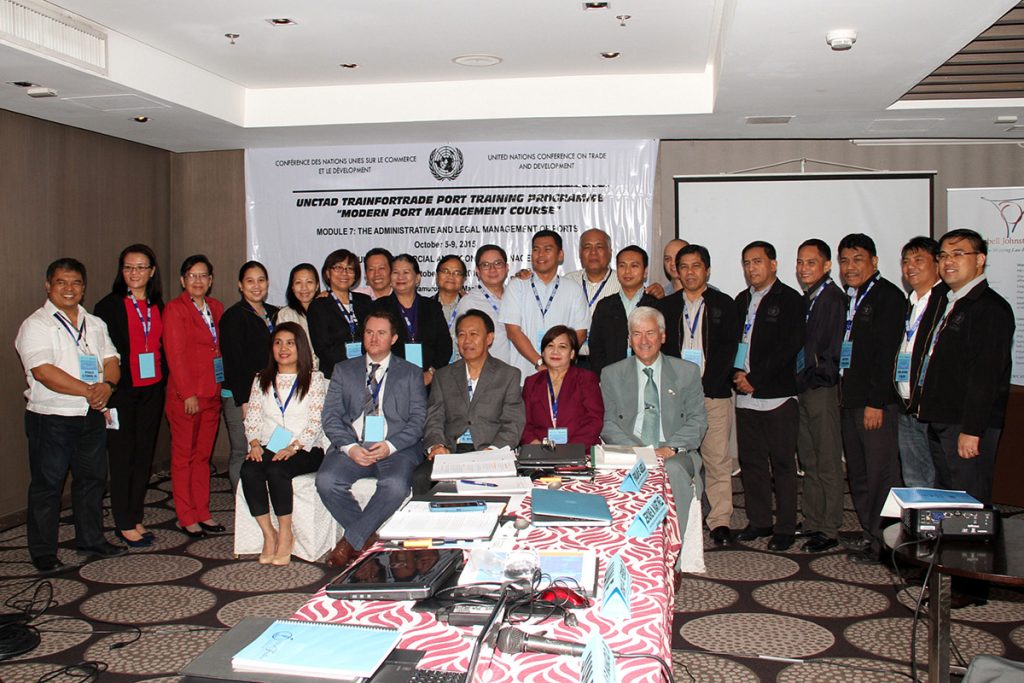 Delivery of Modern Port Management Course modules 6 & 7 in Manila