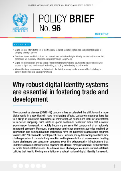 Why robust digital identity systems are essential in fostering trade and development