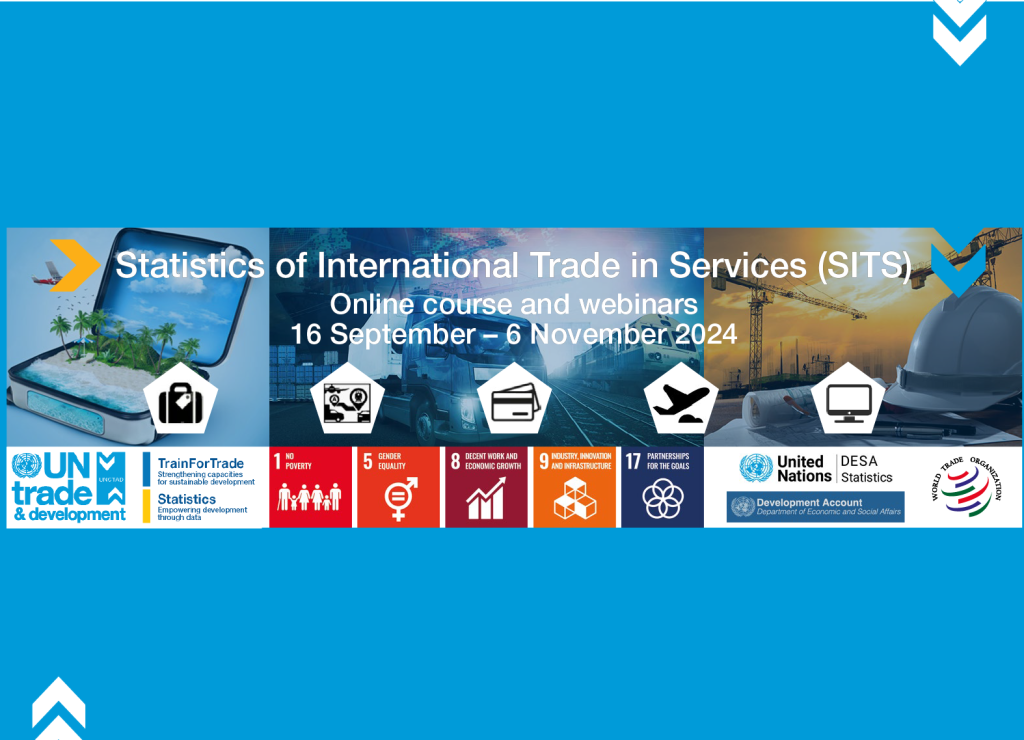 TrainForTrade E-Learning Course on Statistics of International Trade in Services 2024