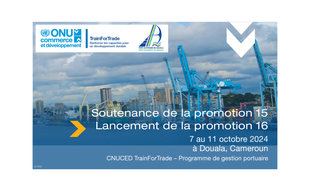 Douala, Cameroon: Port Management Programme – Cycle 15 dissertation defenses and launch of Cycle 16, 7-11 October 2024