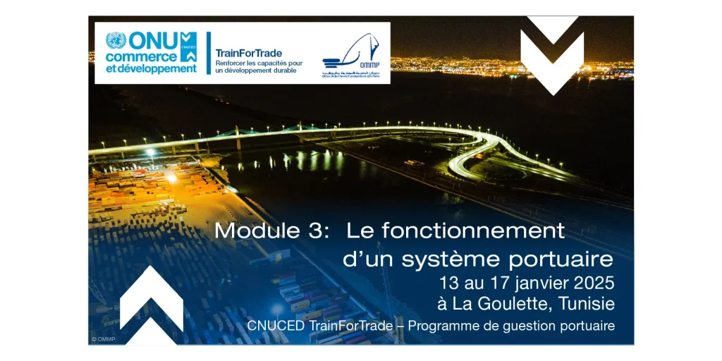 Tunisia: TrainForTrade Modern Port Management Course: Module 3 in La Goulette