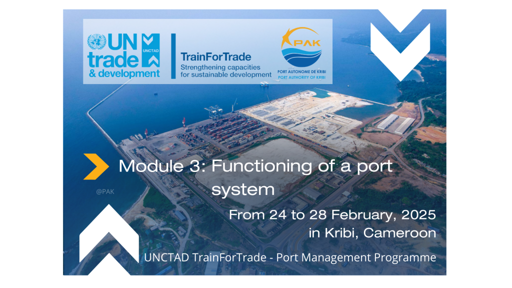TrainForTrade Modern Port Management Course: Module 3 in Kribi, Cameroon