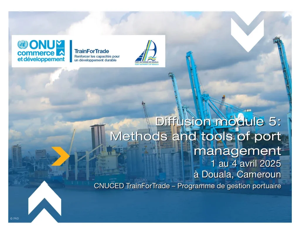 TrainForTrade Modern Port Management Course: Module 5 in Douala, Cameroon