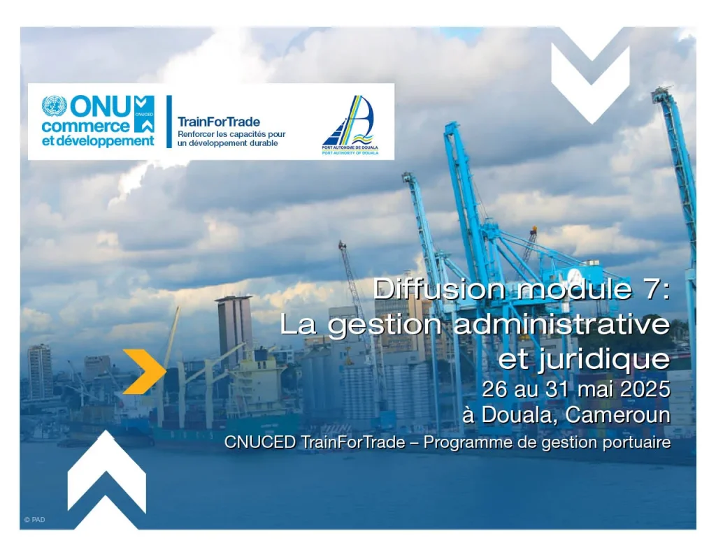 TrainForTrade Modern Port Management Course: Module 7 in Douala, Cameroon