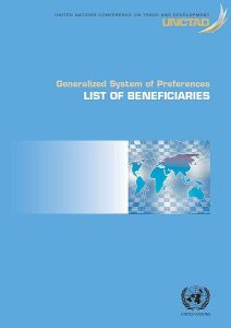 UNCTAD Generalized System of Preferences — list of beneficiaries (document cover)