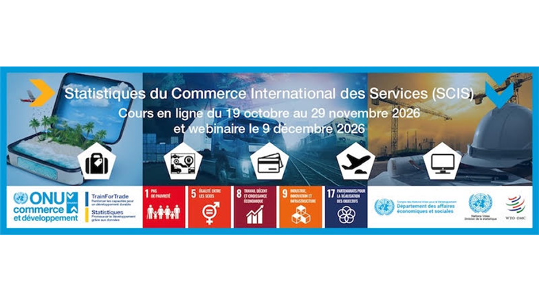 Course en ligne des statistiques du commerce international des services (SCIS)