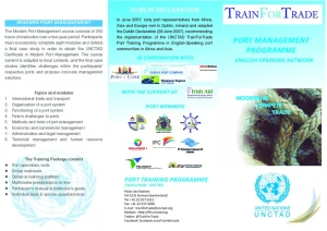 Port Management Programme brochure