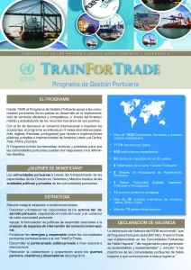 Folleto del Programa de Gestión Portuaria